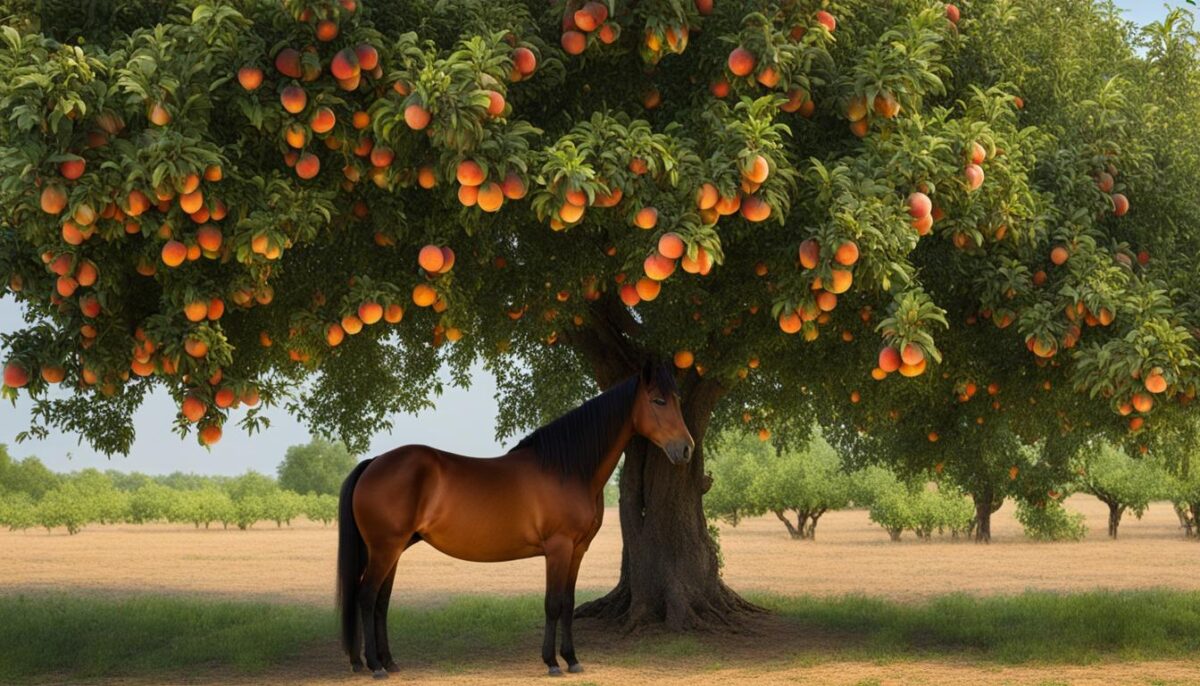Can Horses Eat Peaches