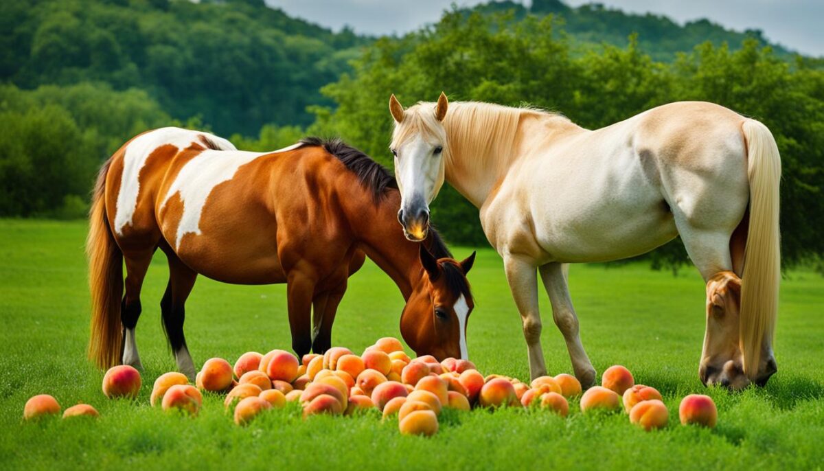 Healthy Peaches for Horses