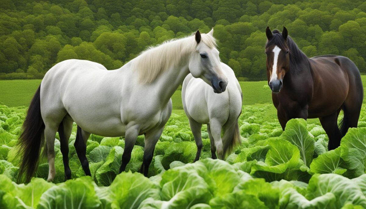 Horses and Cabbage Nutrition