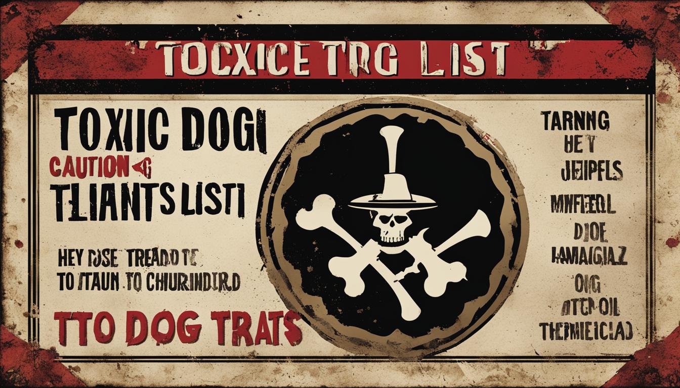Toxic Dog Treats List.