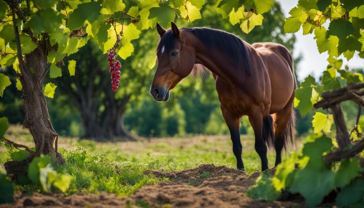 can I give grapes to my horse