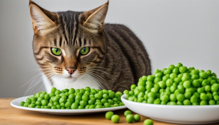 can cats eat peas