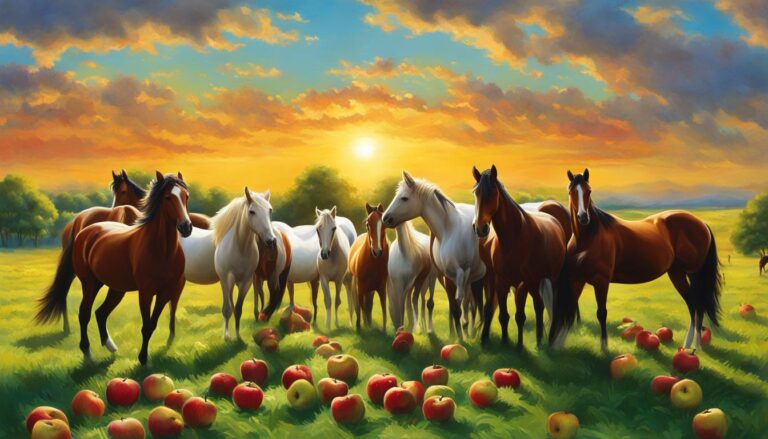 can horses eat apples