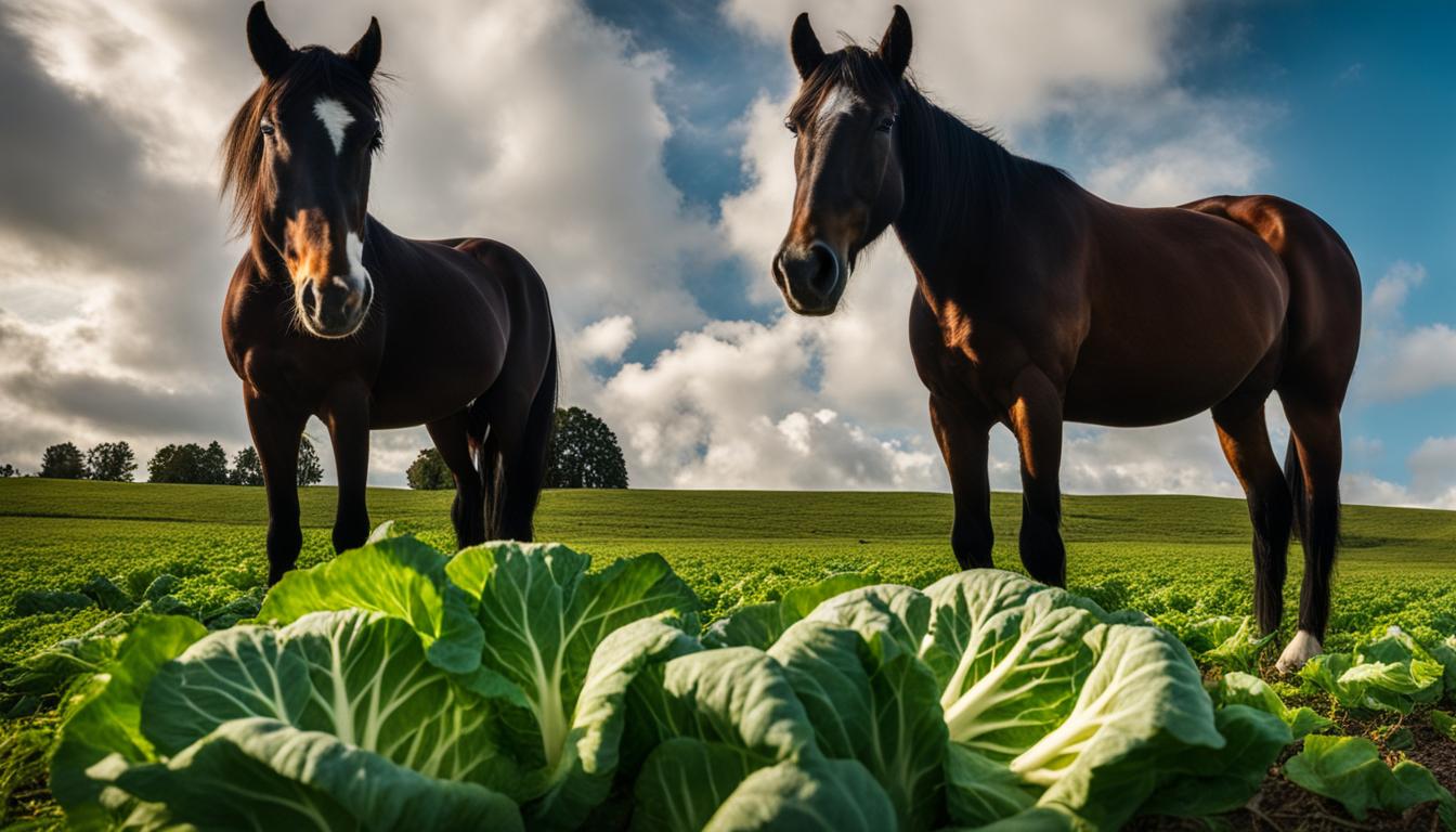 can horses eat cabbage