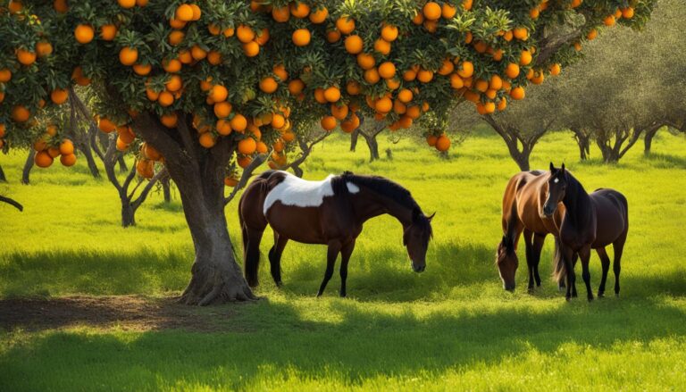 can horses eat oranges