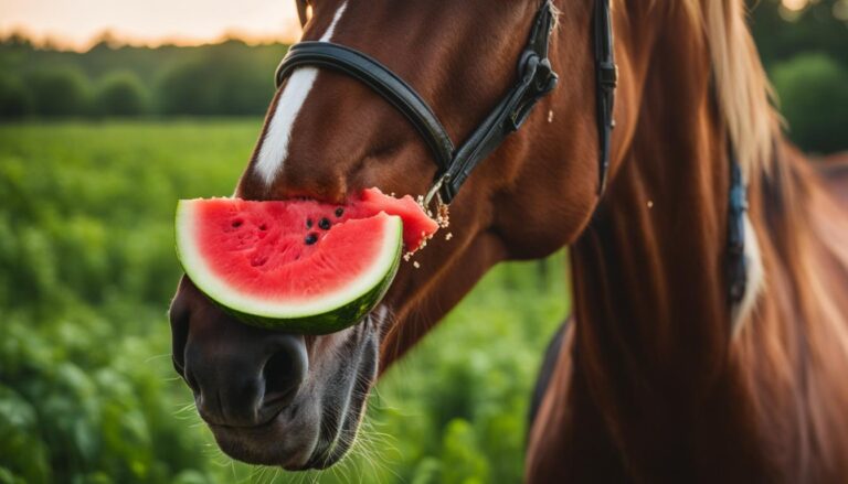 can horses eat watermelon