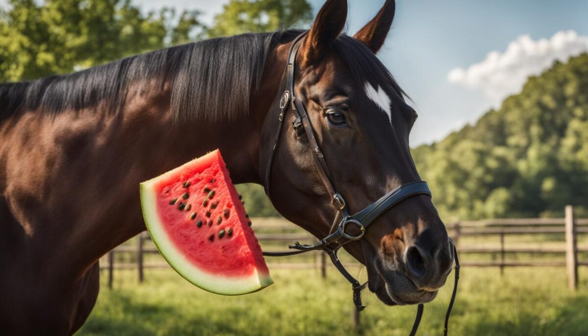 can horses eat watermelon seeds