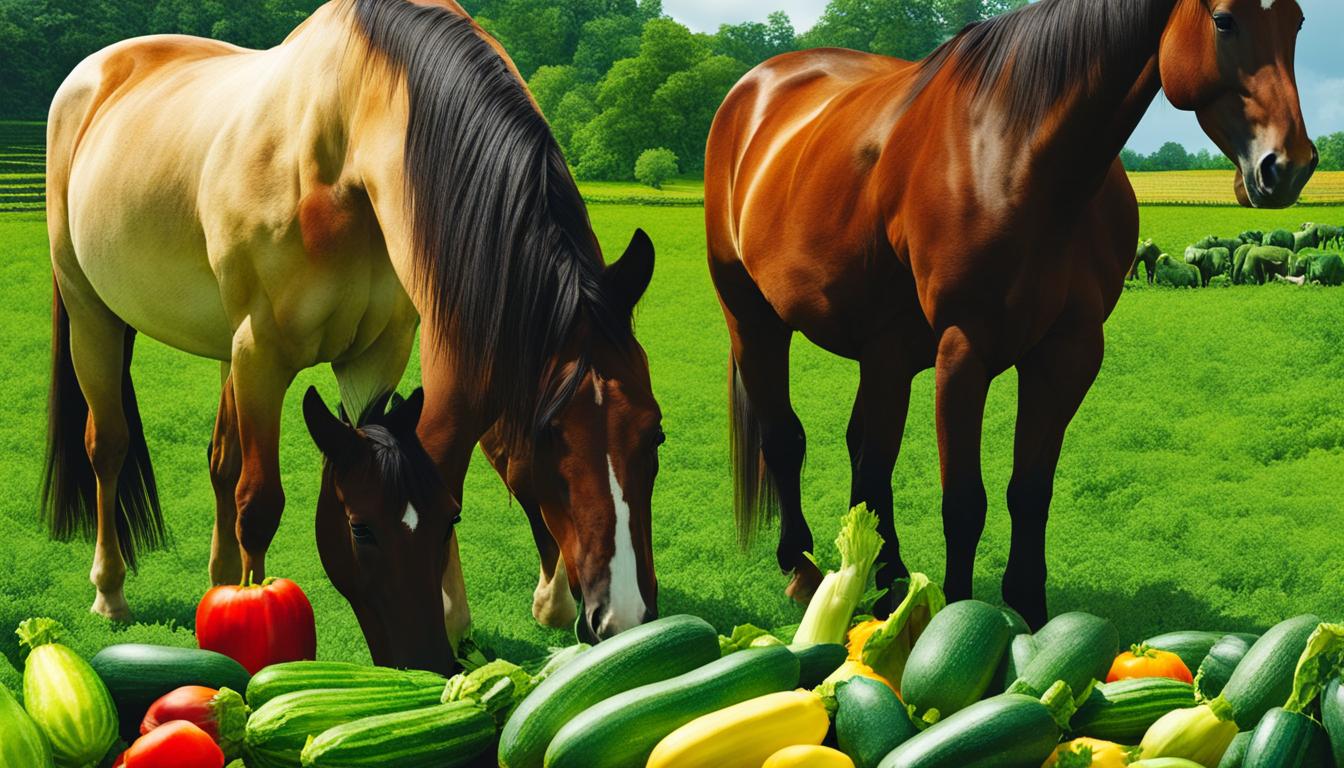 can horses eat zucchini