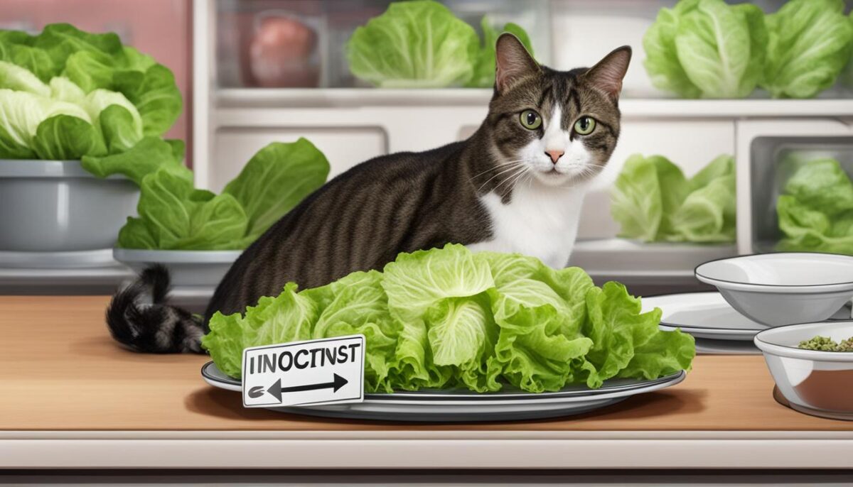 dangers of feeding cats lettuce