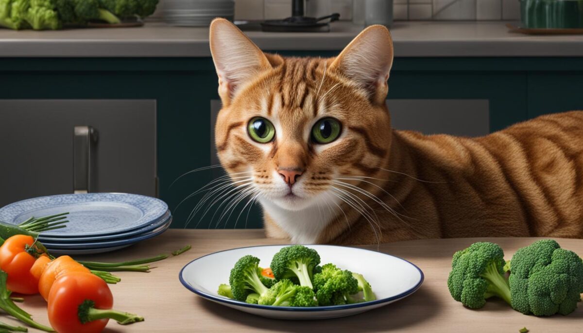 feeding cats broccoli