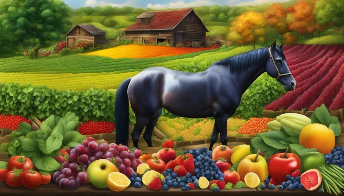 health benefits of blueberries for horses