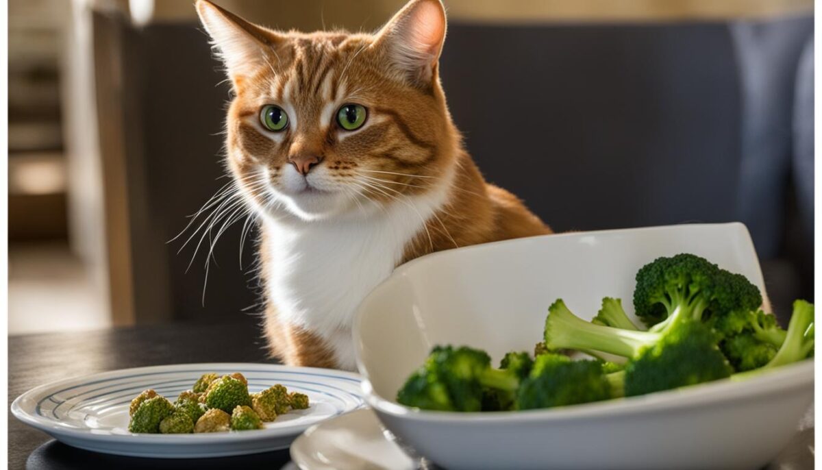 is broccoli toxic to cats