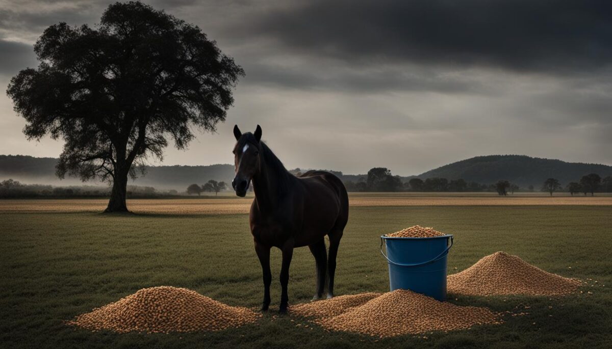 potential risks of peanut hulls in horse feeds