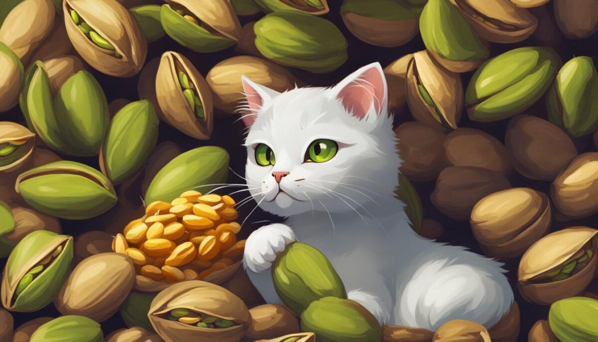 risks of cats eating pistachios