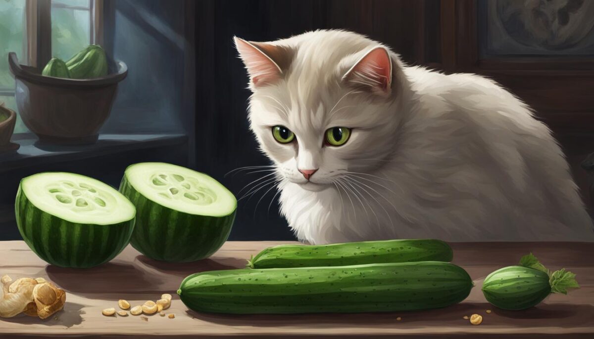 risks of feeding cucumber to cats
