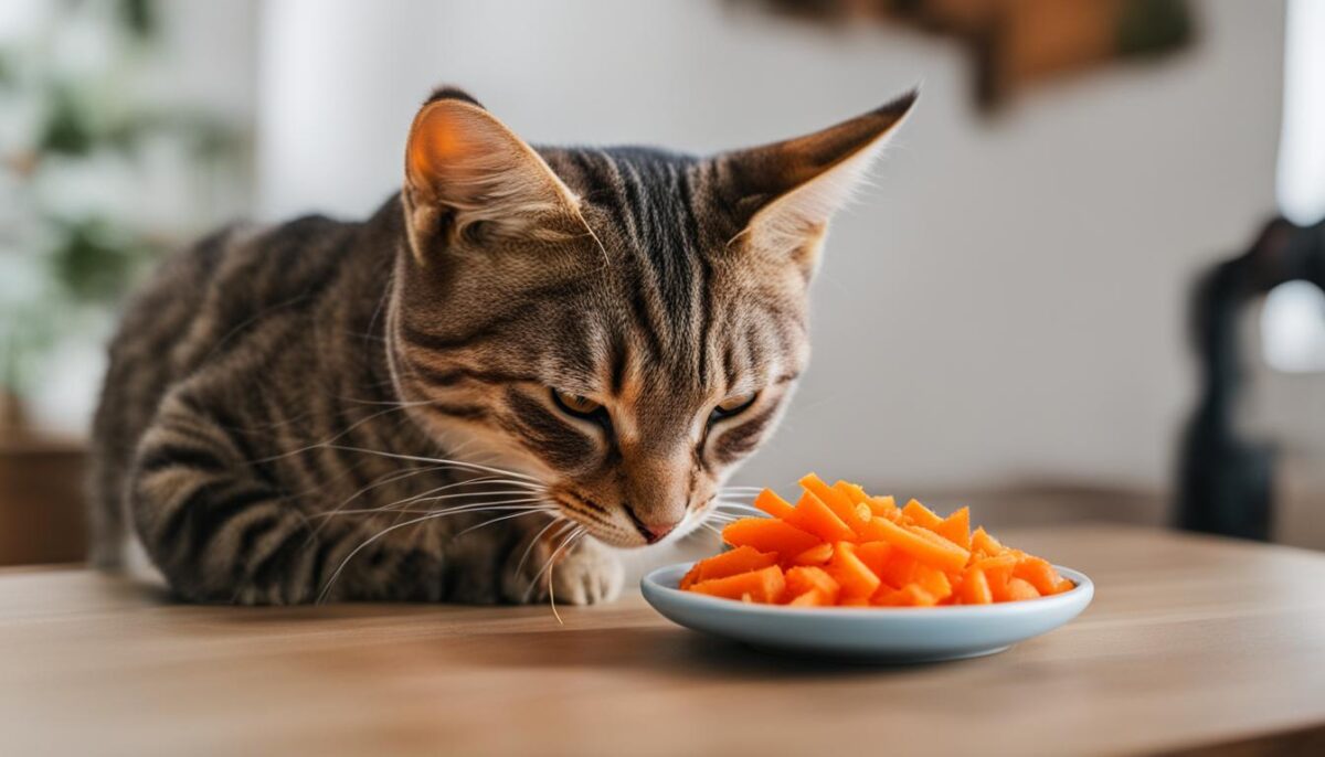 safe ways to serve carrots to cats