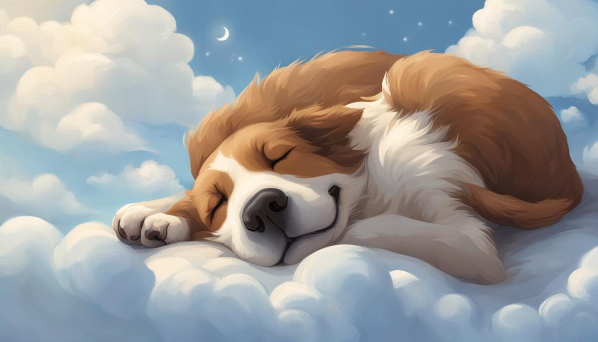 A sleepy dog representing canine sleep paralysis