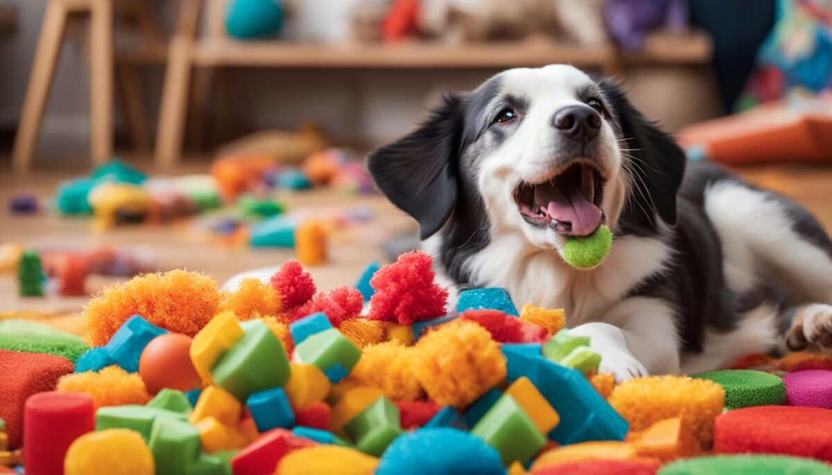 Chew toys for dog training aids