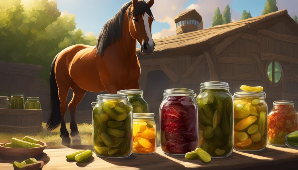 Horses and pickles