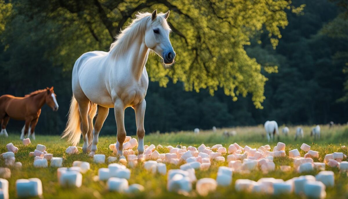 Marshmallows and horse health