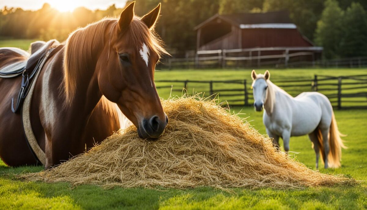 Straw Diet Benefits for Horses