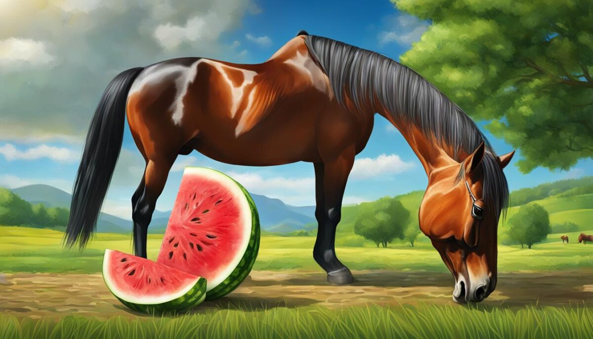 Watermelon for horses
