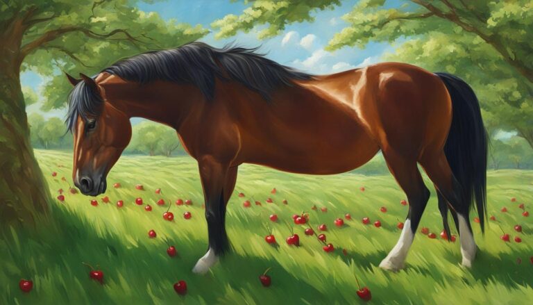 can horses eat cherries