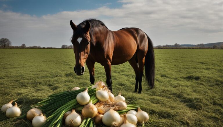 can horses eat onions