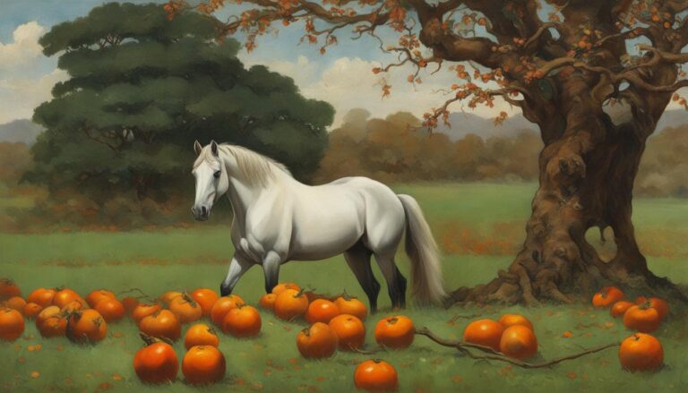 can horses eat persimmons