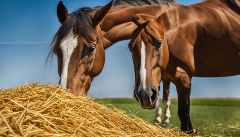 can horses eat straw