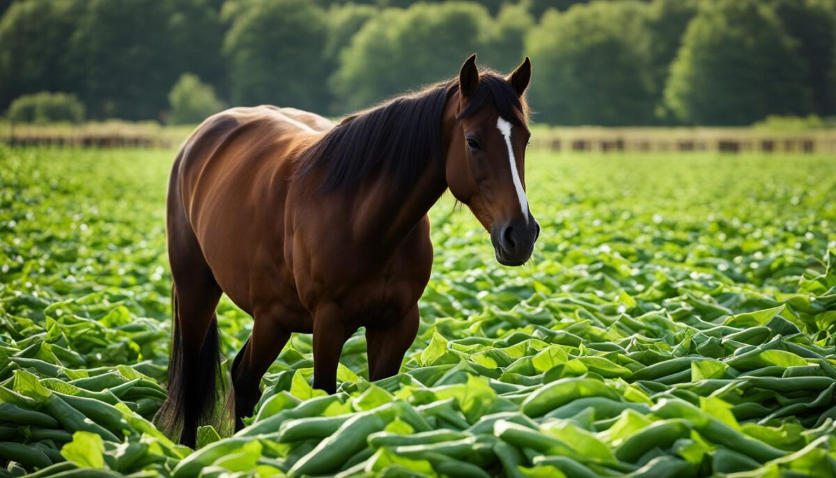 green beans nutrition for horses