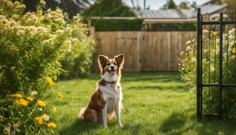 how to train a dog to stay in the yard
