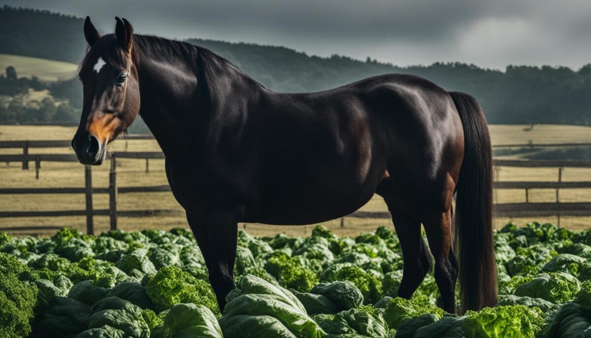 risks of feeding kale to horses