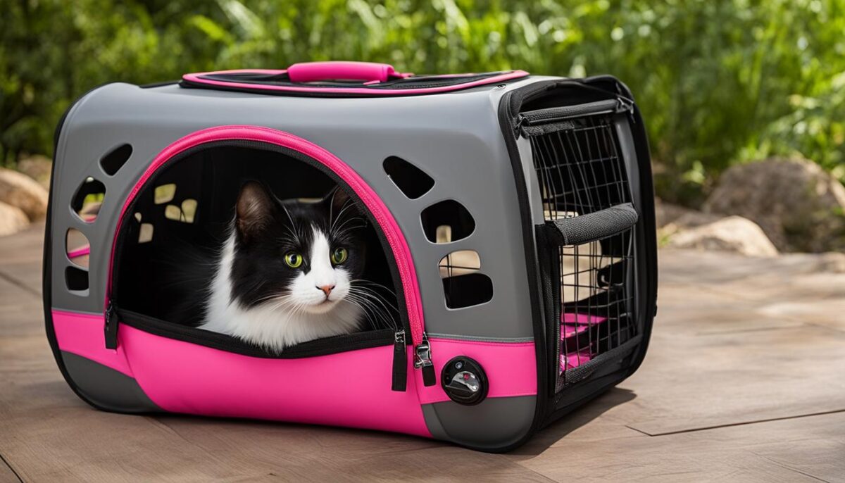 Cat carrier for safety
