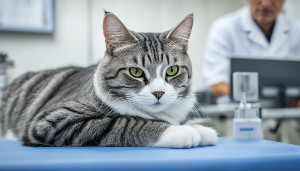 Cat in Veterinary Care