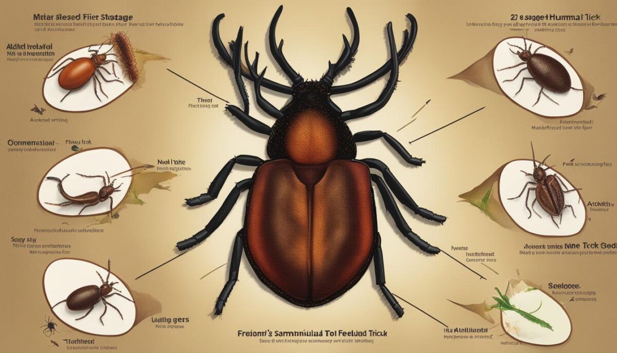 Deer Tick Lifecycle and Lyme Disease Transmission