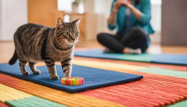 How to train a cat to sit