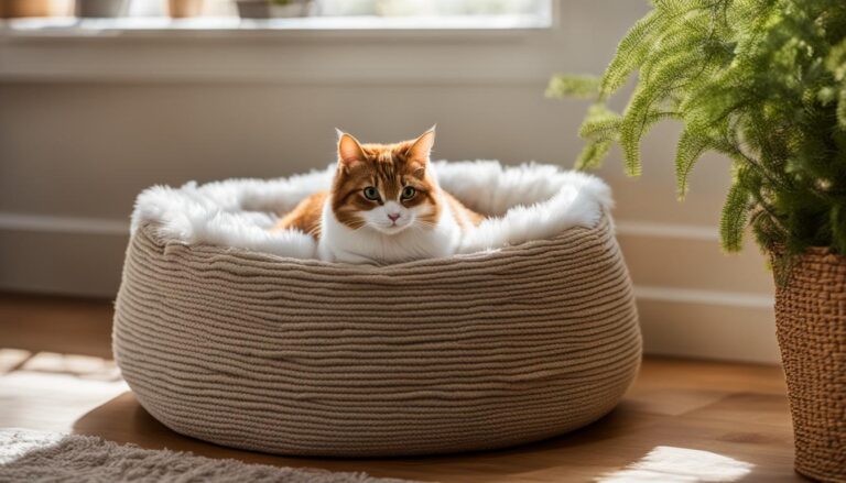 How to train a cat to sleep in its bed