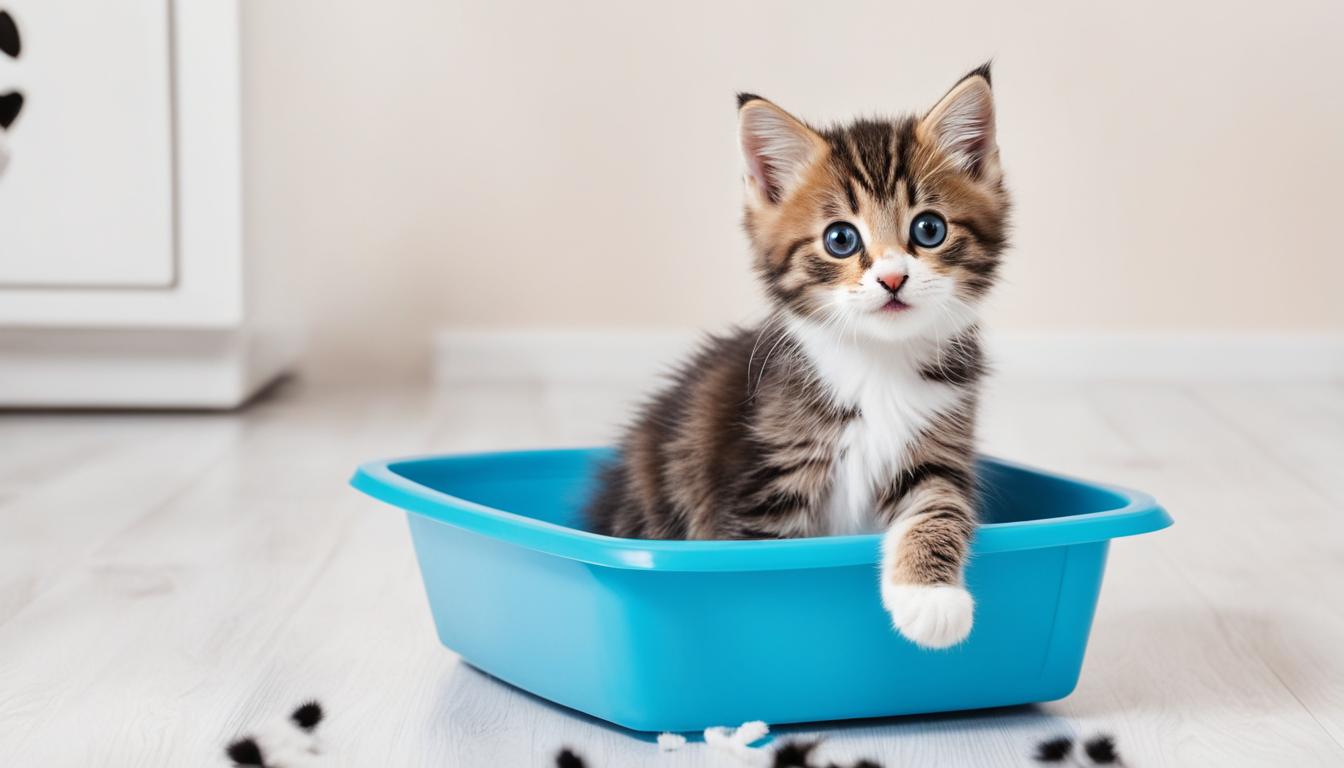 Teaching a cat to use a litter box
