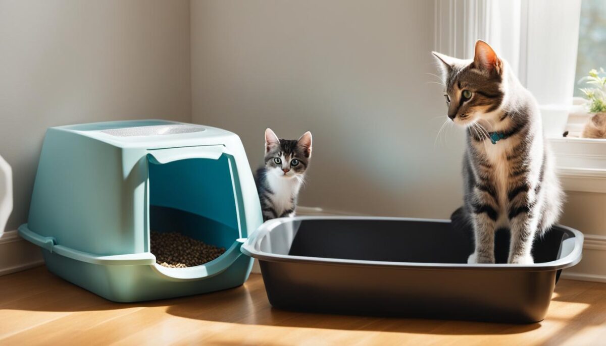encouraging cats to use litter box