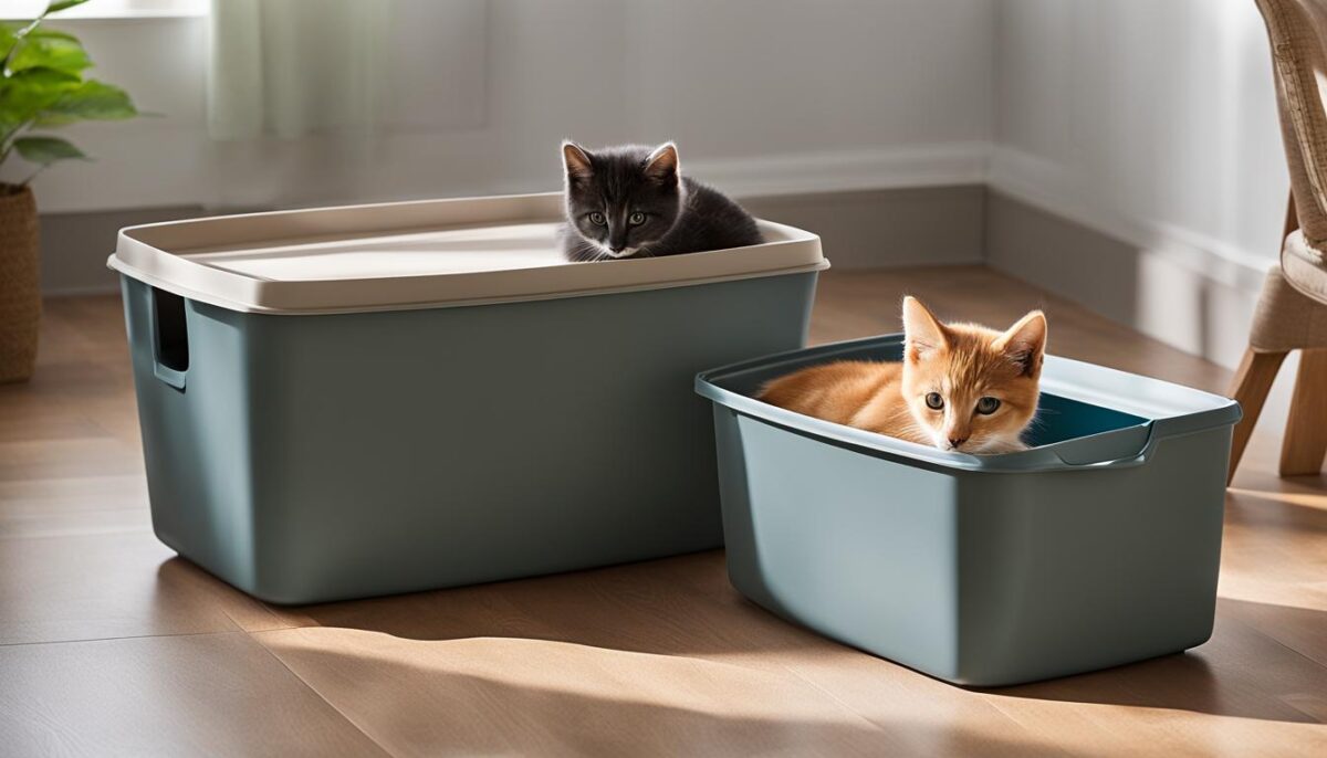 kitten-friendly litter box