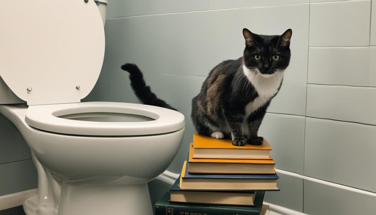 transition cat to toilet use