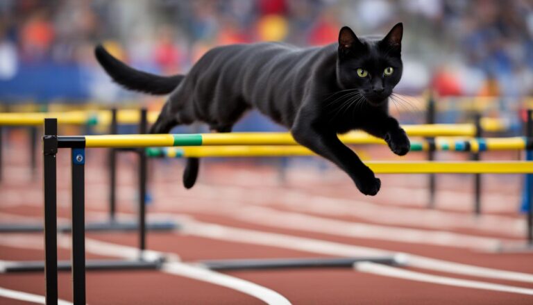 Training a cat for agility