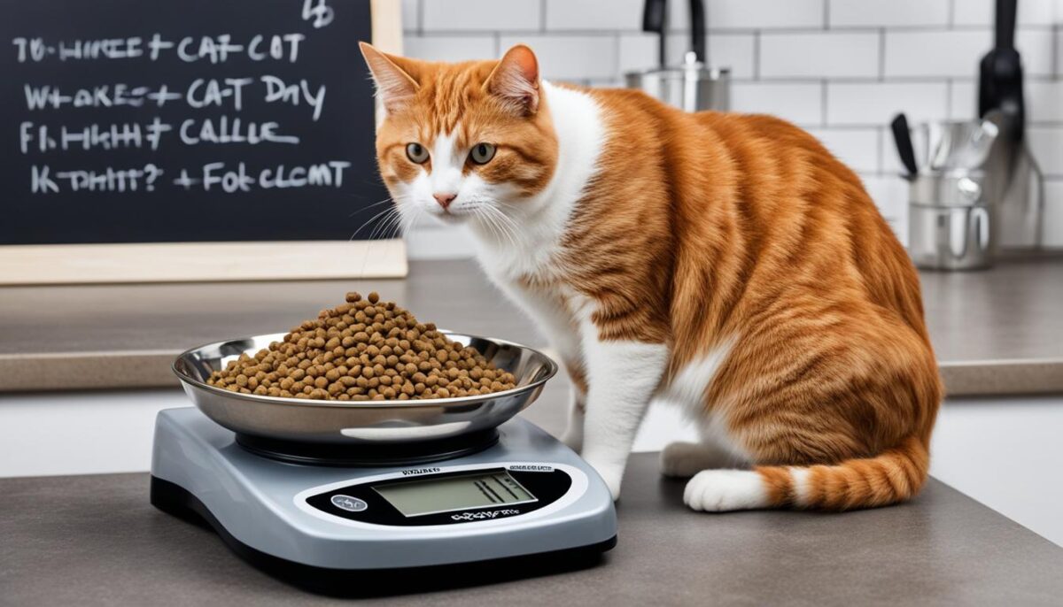 calculating cat caloric intake